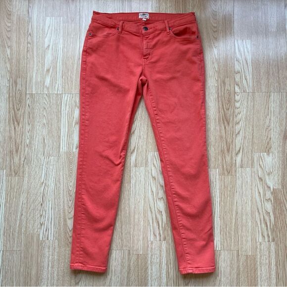 Fossil Coral Pink Red Skinny Jeans - Size: 30 - Picture 8 of 9